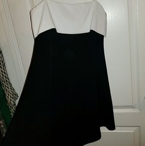 Black and white dress